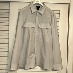 💥NWOT The North Face men’s long sleeve button down lightweight XL offwhite color